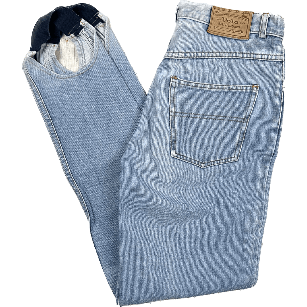 Ralph Lauren Slim Fit Stirrup High Rise Jeans - Size 28 - Jean Pool