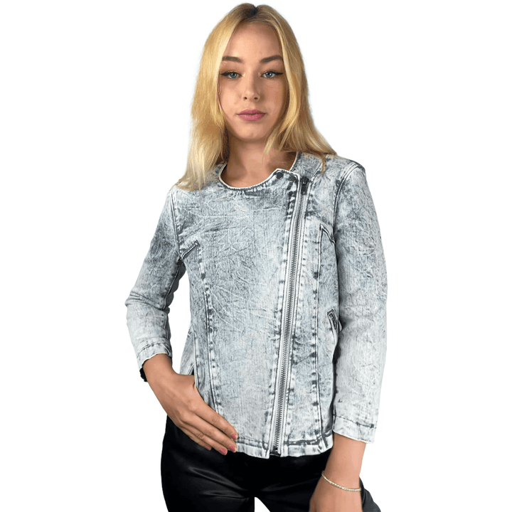 Helmut Lang USA Made Acid Wash Denim Jacket - Size S - Jean Pool