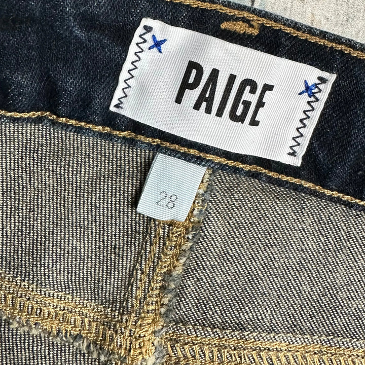 NEW - Paige Denim 'Margot Short' in Titus Destructed Wash- Size 28 - Jean Pool