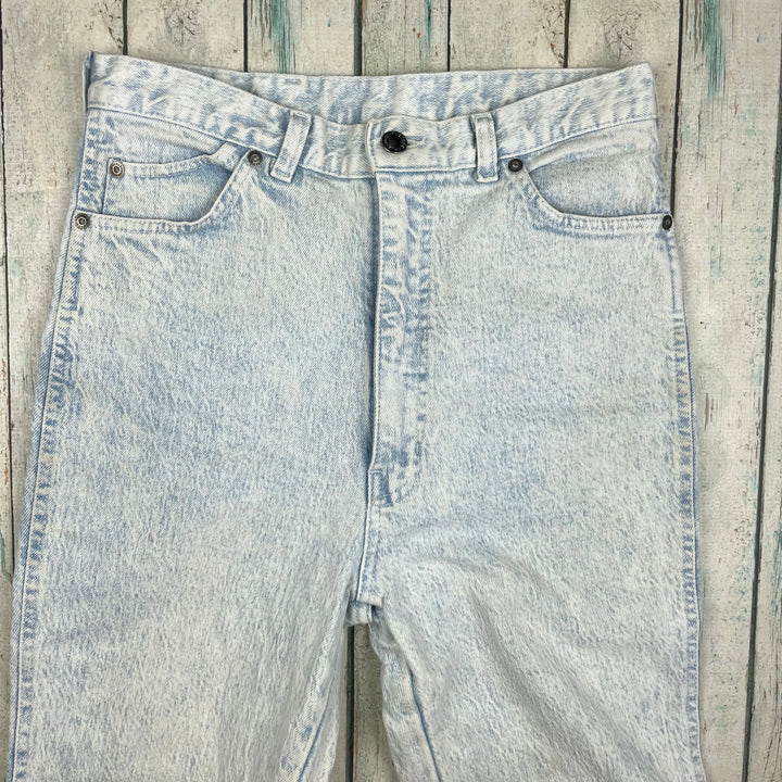 Vintage Fabergé 1980's High Waisted Snow Wash Stretchie Jeans - Size 10/11 - Jean Pool