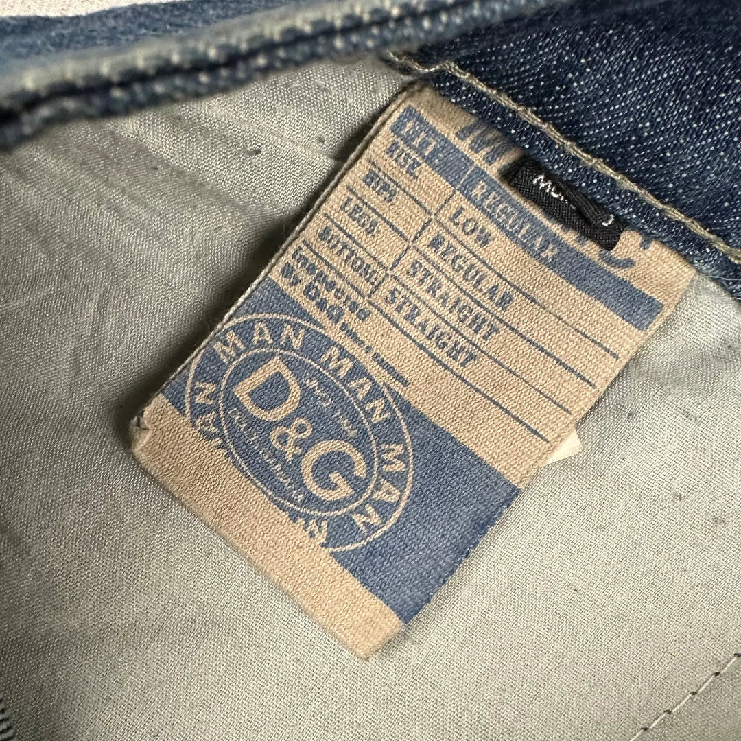Dolce & Gabbana Mens D&G Logo Plate 'Magic' Jeans - Size 36 - Jean Pool