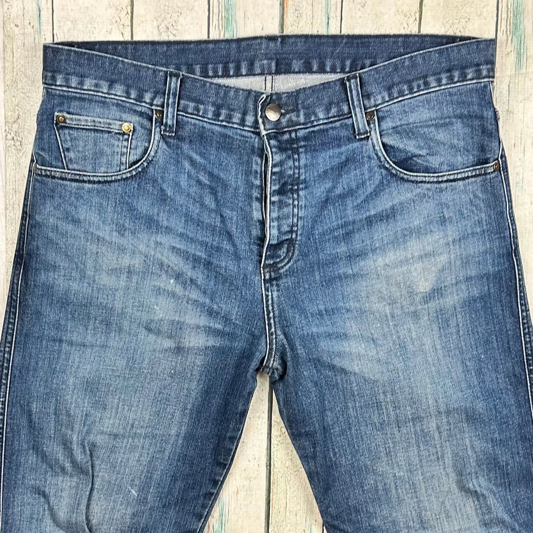 NOBODY 'Vic Stene' Mid Rise Straight Mens Jeans - Size 32 - Jean Pool