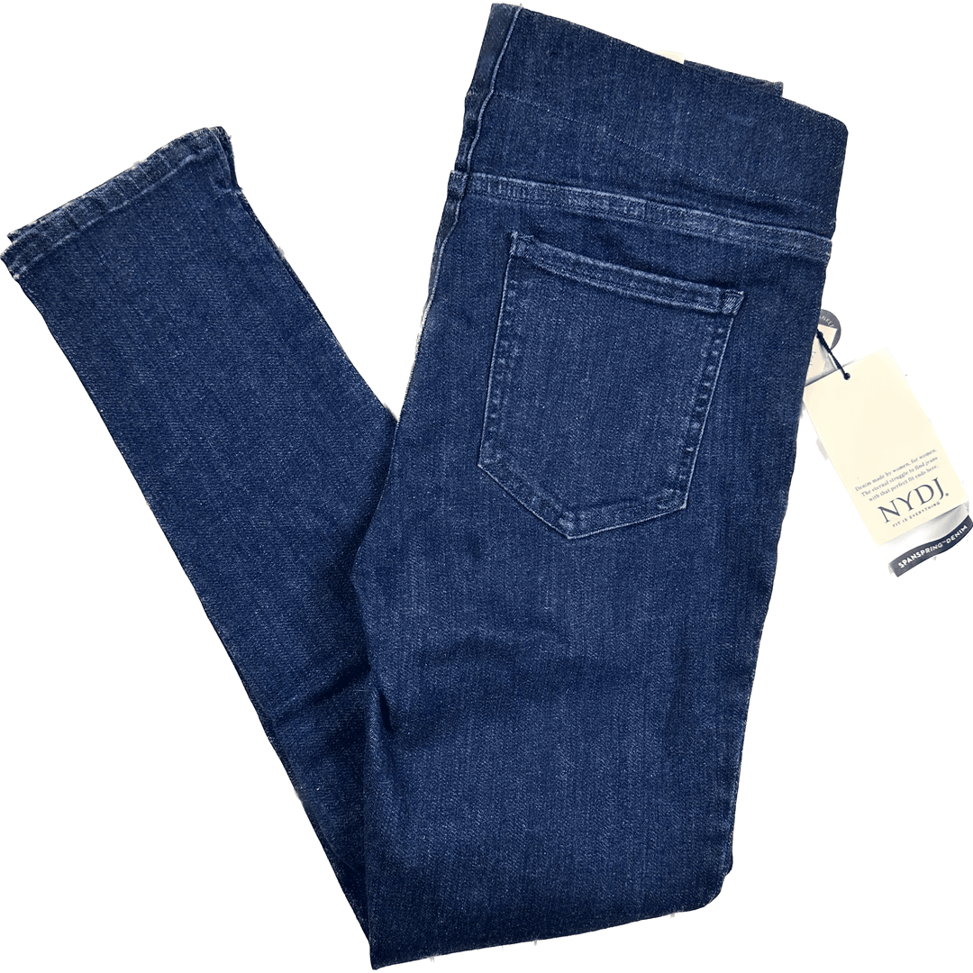 NWT - NYDJ Pull On Super Skinny Jeans RRP $229.95 -Size 0US or 4AU - Jean Pool