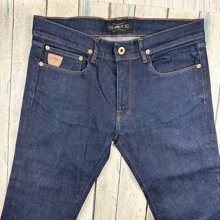 April 77 'Joey' Overdrive Raw Slim Fit Jeans - Size 29L - Jean Pool
