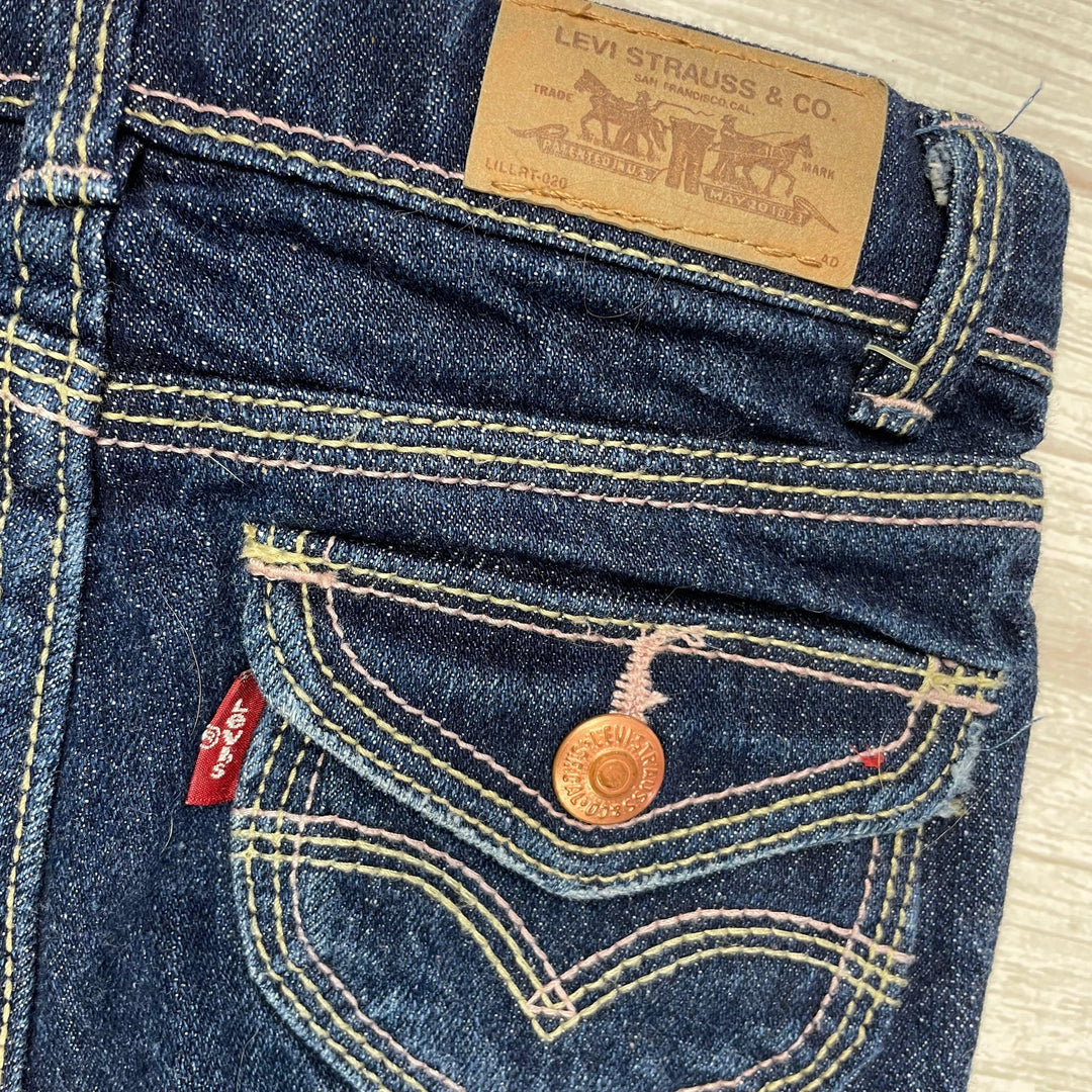 Levis Slim Straight Leg Kids Jeans - Size 4 - Jean Pool