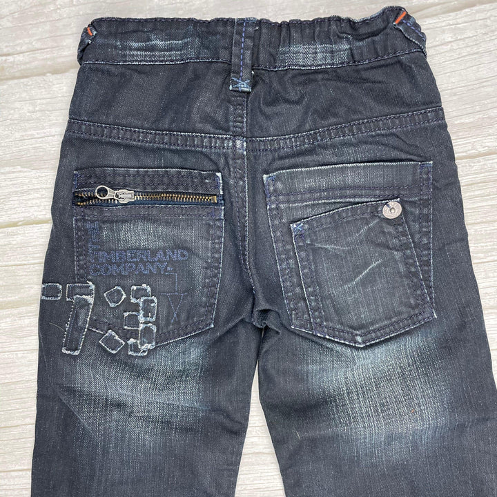 Timberland Boys Straight Leg Dark Wash Denim Jeans - Size 5 - Jean Pool