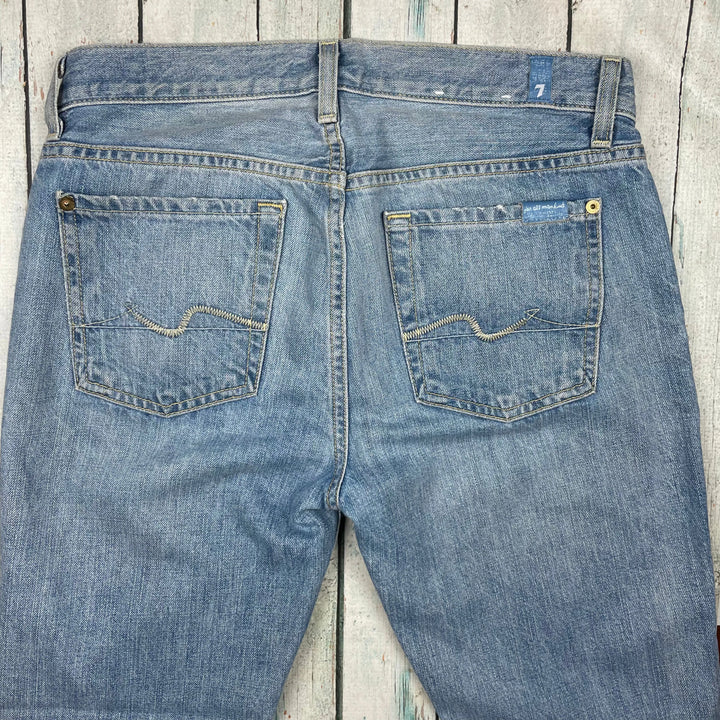 7 for all Mankind 'Josefina' Ladies Boyfriend Jeans Size- 24 or 6AU - Jean Pool