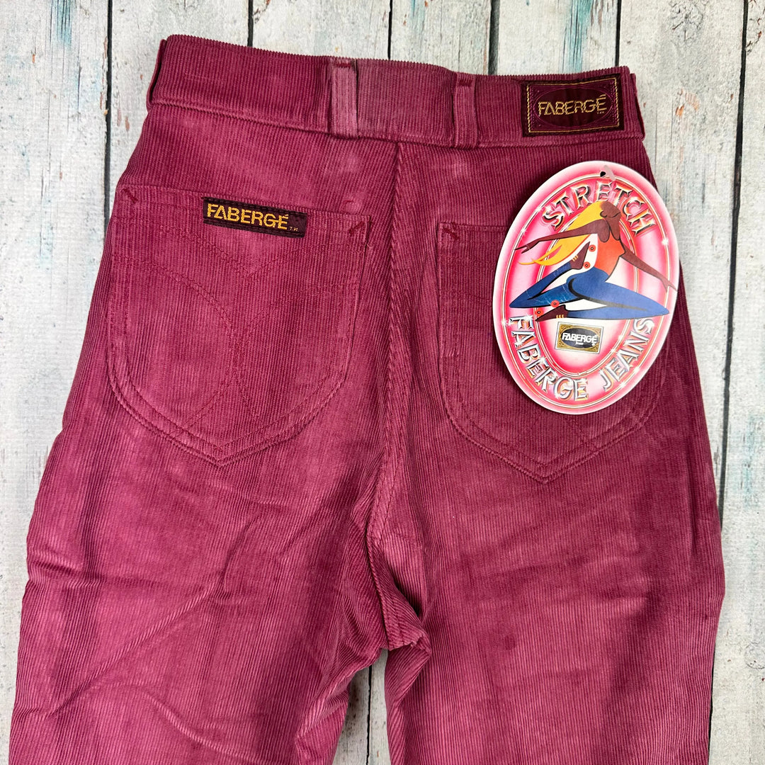 NWT- Vintage Faberge Deadstock 1980's Pink Ladies Jeans - Hard to find! - Suit Size 4/5 - Jean Pool