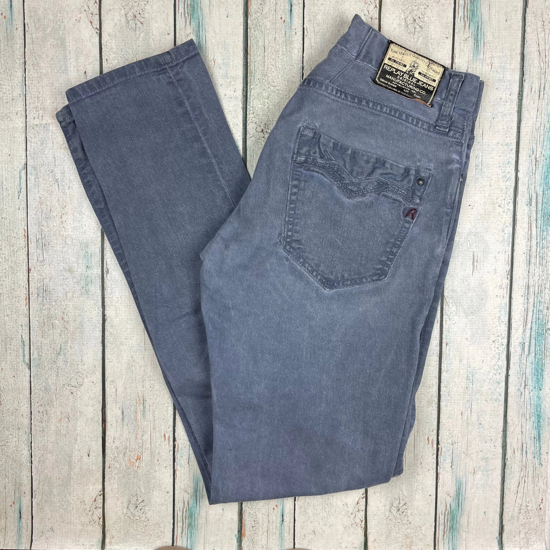 Replay Boys 'Super Slim' Grey Jeans- Size 12Y - Jean Pool