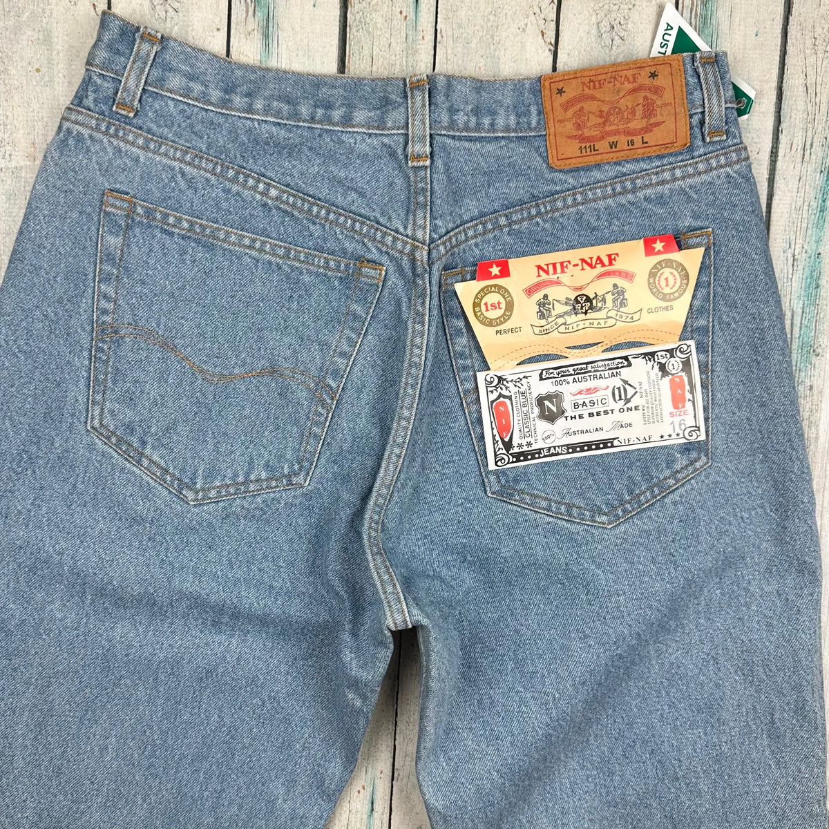 NWT - NIF NAF Deadstock Australian Made Vintage 1980's Classic Jeans ...