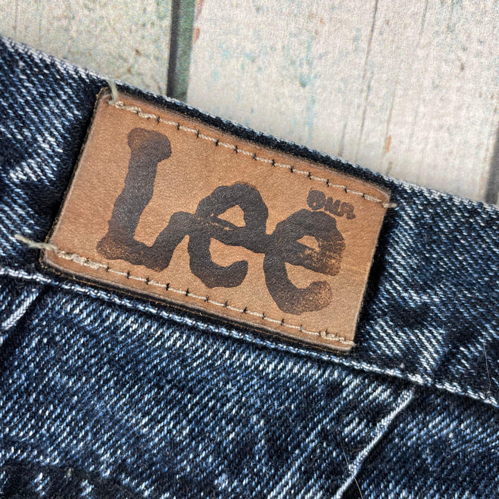 1980's Vintage Lee USA Made Tapered Fit Jeans- Size 32 - Jean Pool