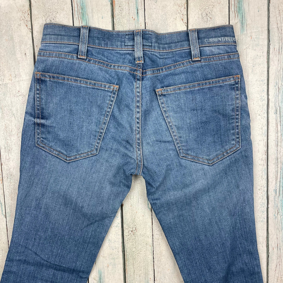 Current/Elliot Blue Flared Jeans- Size 24 or 6AU - Jean Pool