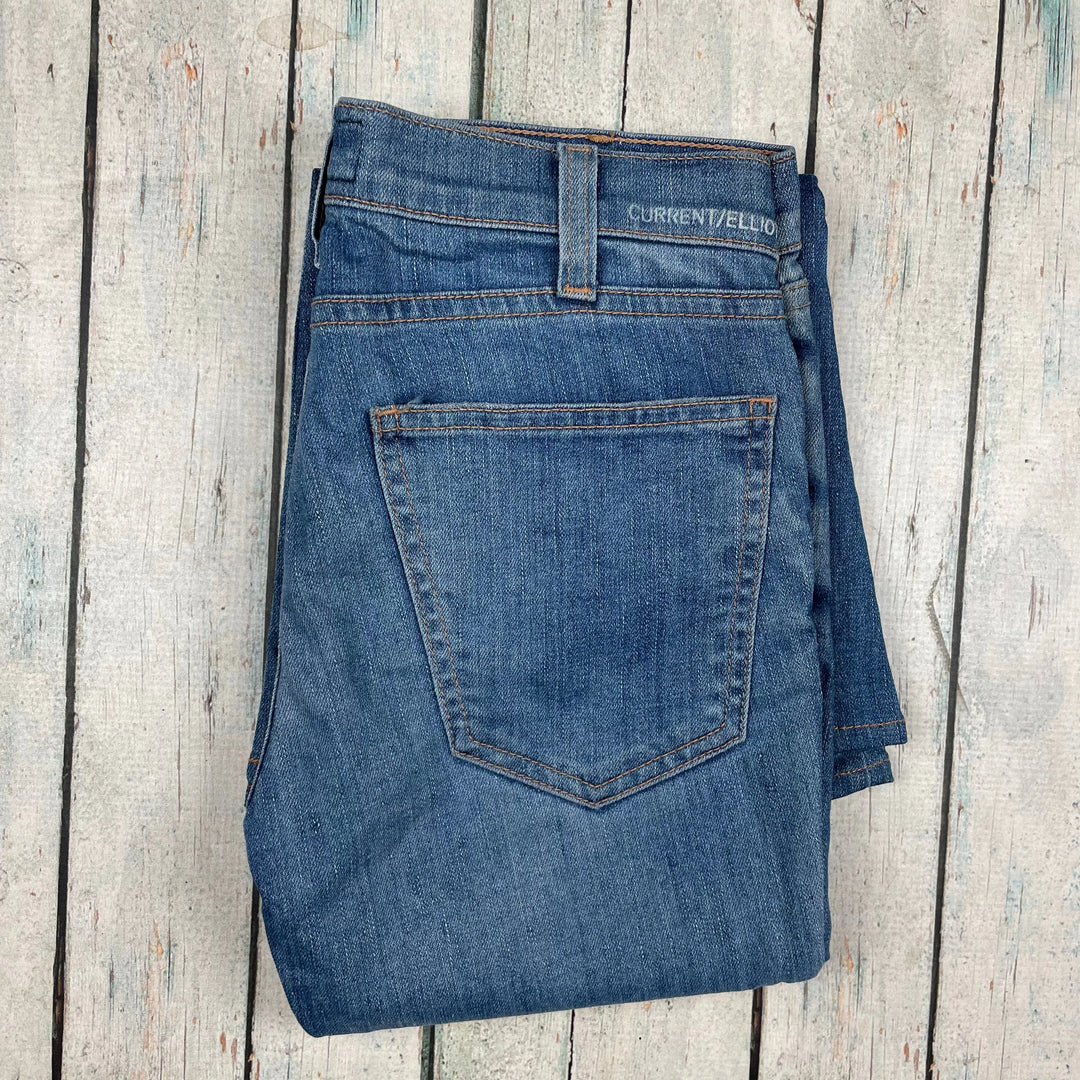 Current/Elliot Blue Flared Jeans- Size 24 or 6AU - Jean Pool