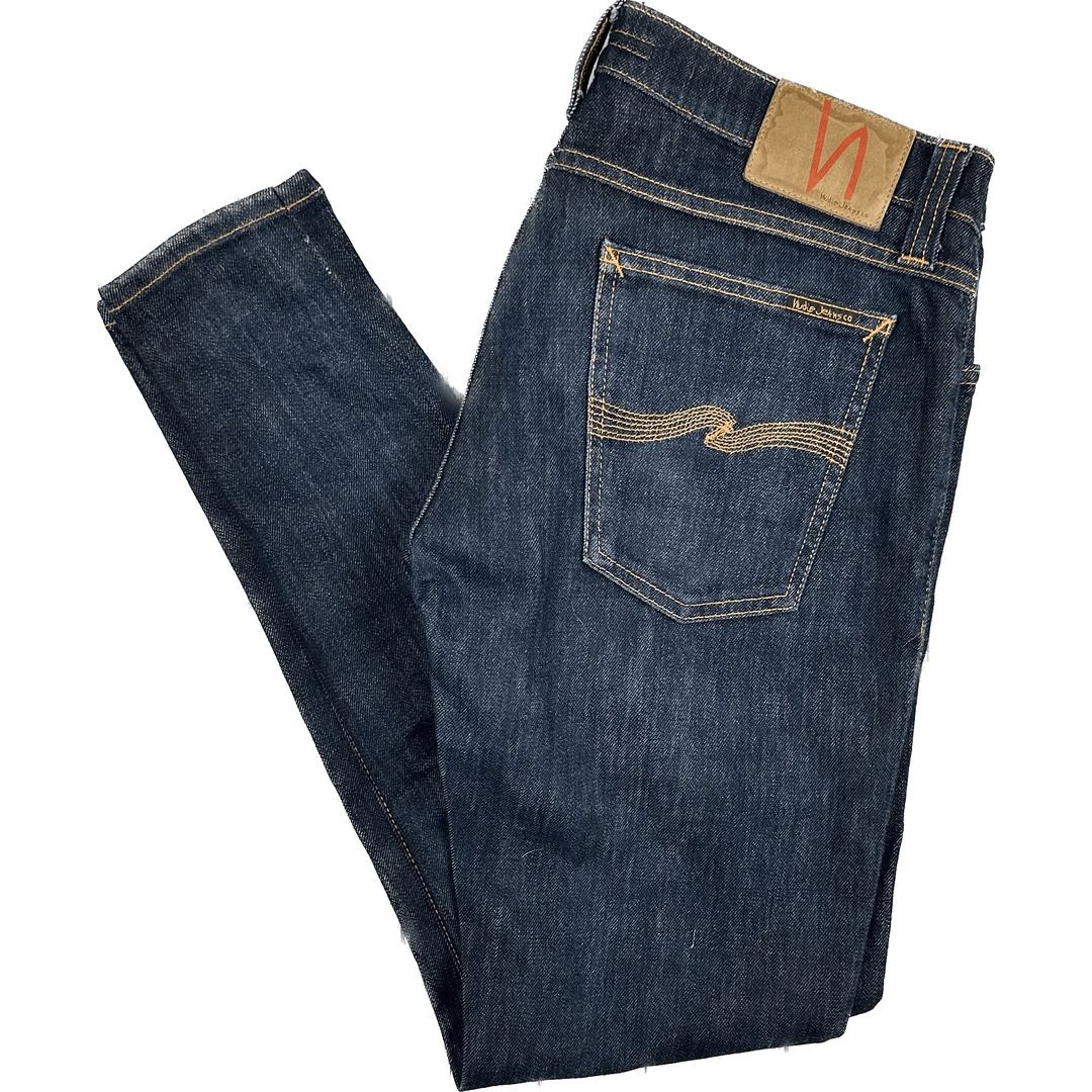 Nudie Jeans Co 'Tight Long John' Denim Stretch Wash Jeans - Size 32/30 - Jean Pool