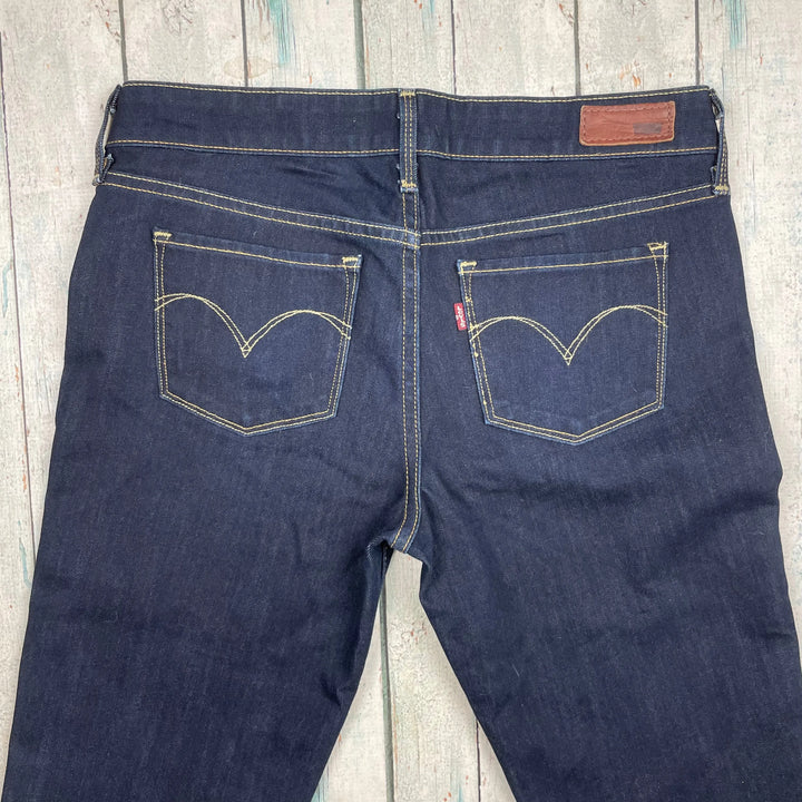 Levis Slight Curve Modern Rise Straight Jeans Size 28 10AU Jean Pool