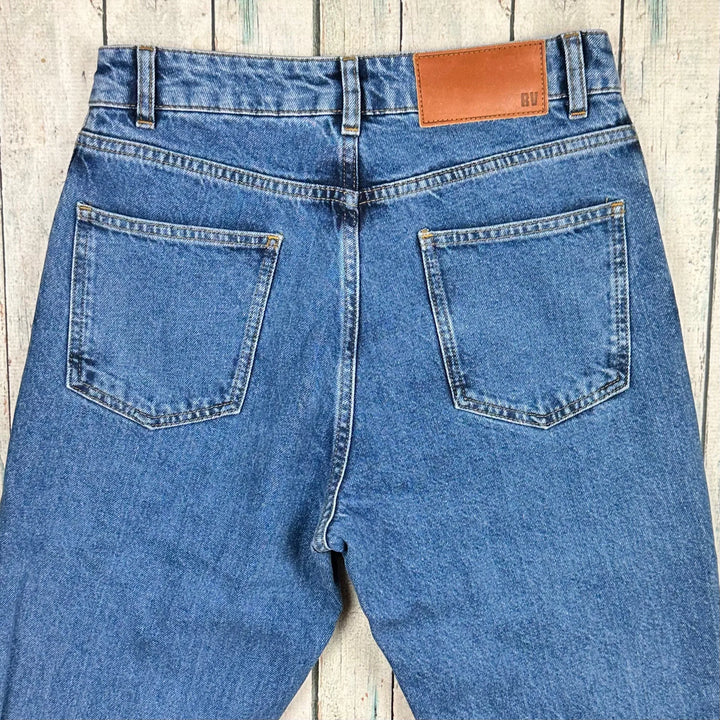 Reclaimed Vintage Women's High Rise Straight Boot Leg Jeans -Size 28 - Jean Pool