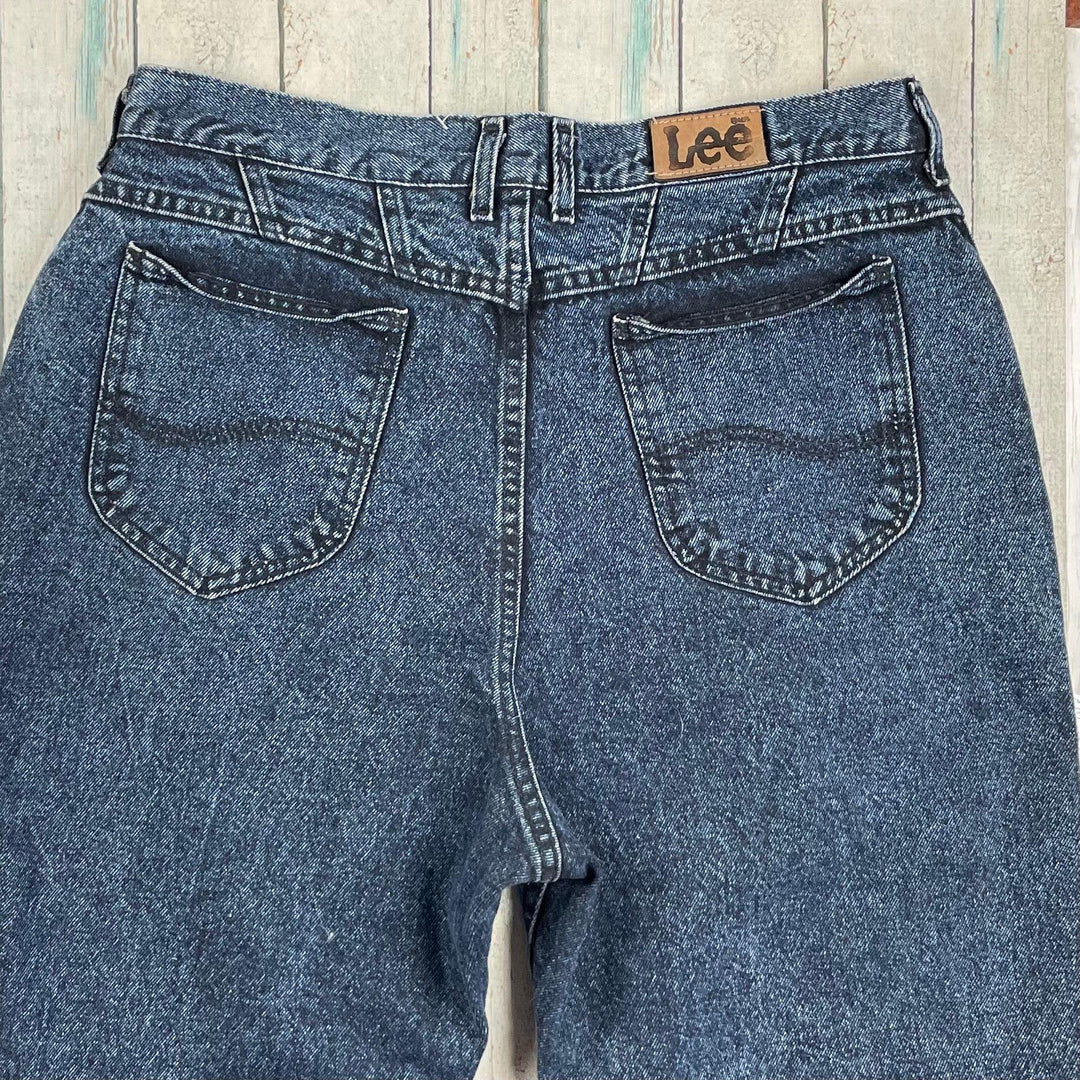 1980's Vintage Lee USA Made Tapered Fit Jeans- Size 32 - Jean Pool