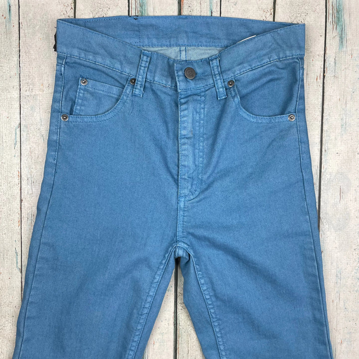 NWT - Cheap Monday 'Second Skin Sea Blue Used' Skinny Jeans - Size 28//34 - Jean Pool