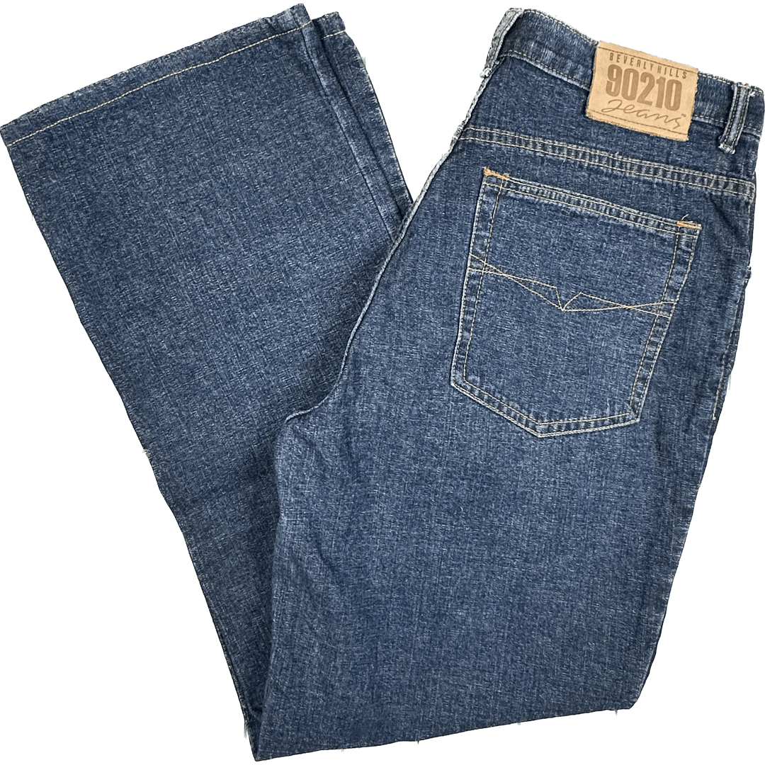 Vintage 90210 Beverly Hills Branded Denim Jeans- Suit Size 11/12 - Jean Pool