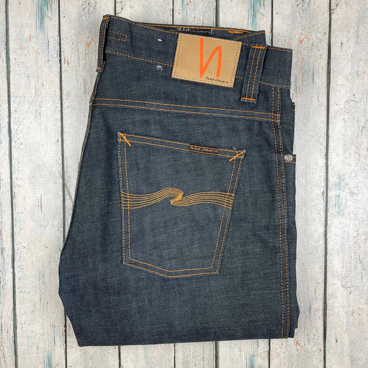 NEW-Nudie Jeans Co. 'Slim Jim' Dry Japan Wash Jeans - Size 33/32 - Jean Pool