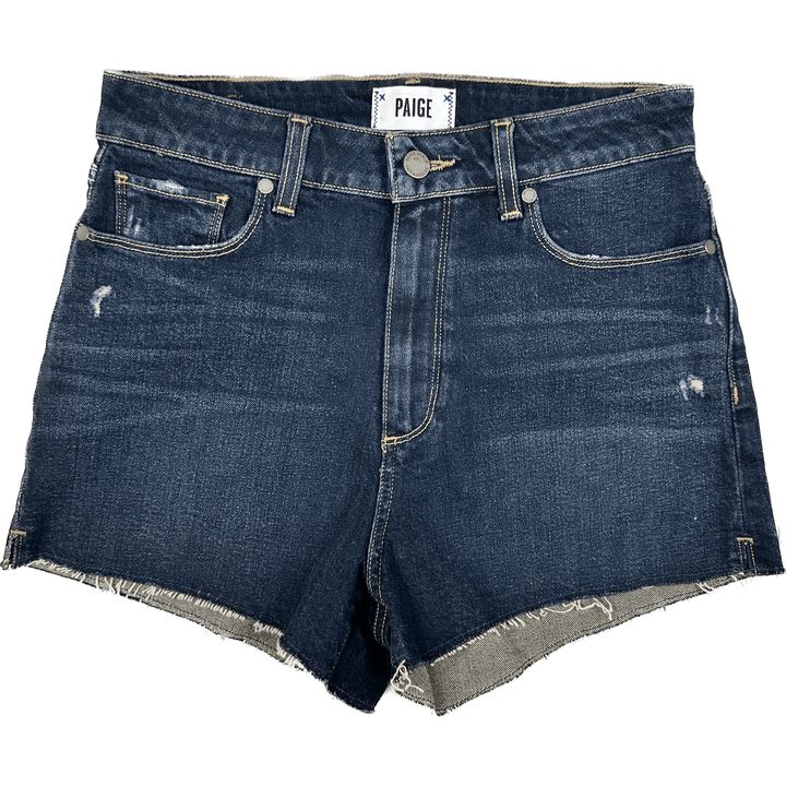 NEW - Paige Denim 'Margot Short' in Titus Destructed Wash- Size 28 - Jean Pool