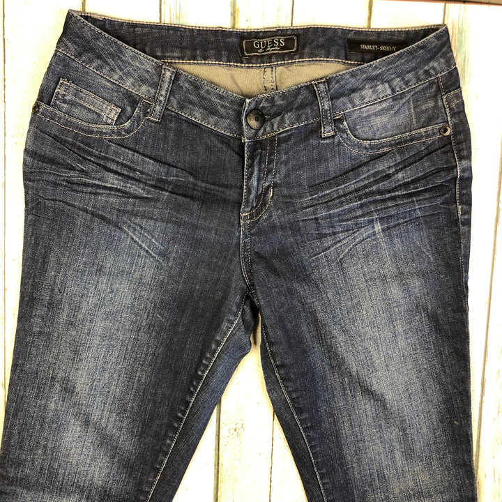 Guess 'Starlet Skinny' Crystal Pocket Jeans Size - 29 - Jean Pool