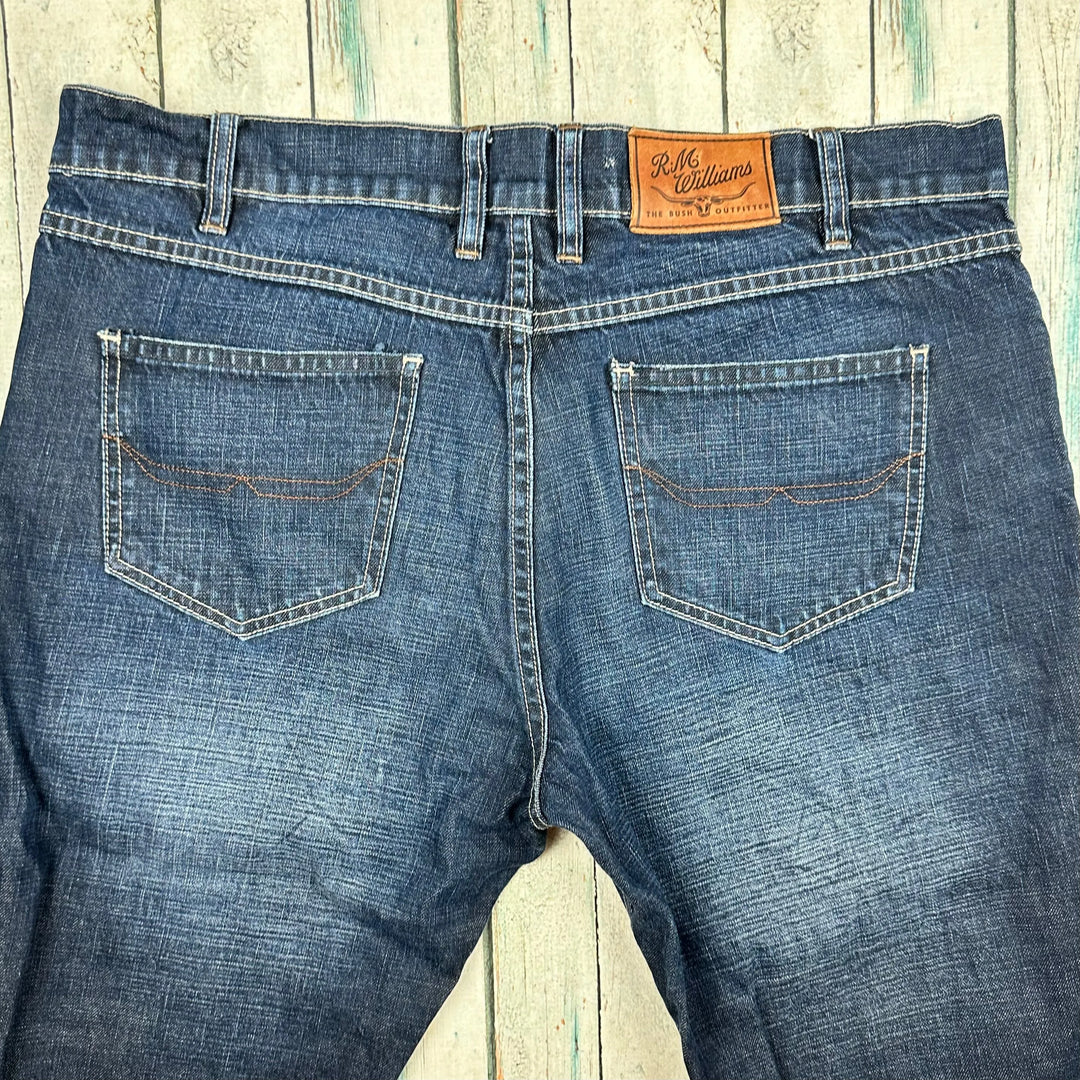 R.M. Williams Mens Easy Fit Jeans- Size 38R - Jean Pool