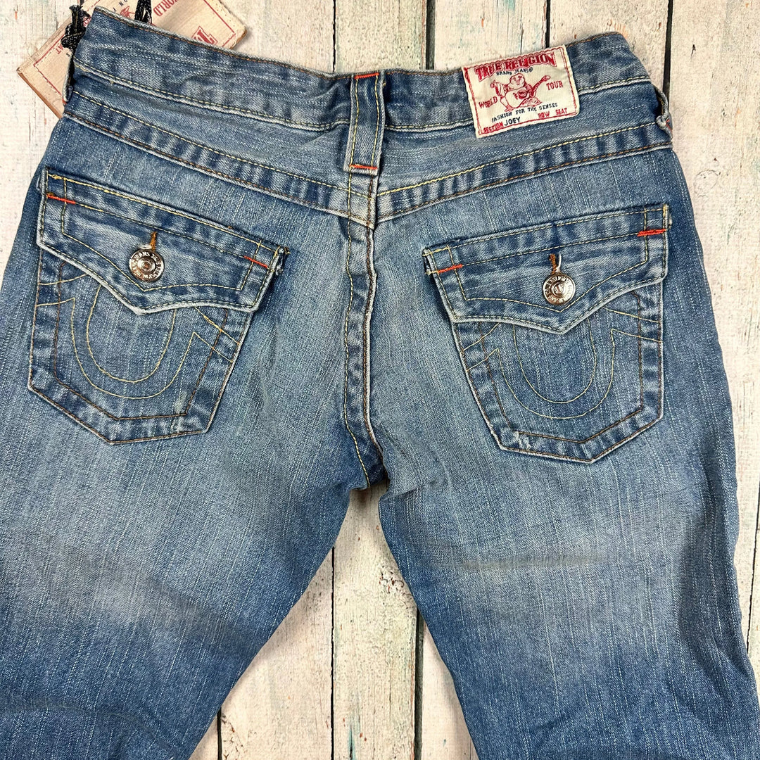 NWT- True Religion 'Joey' Studded Bootcut Jeans- Size 27 - Jean Pool