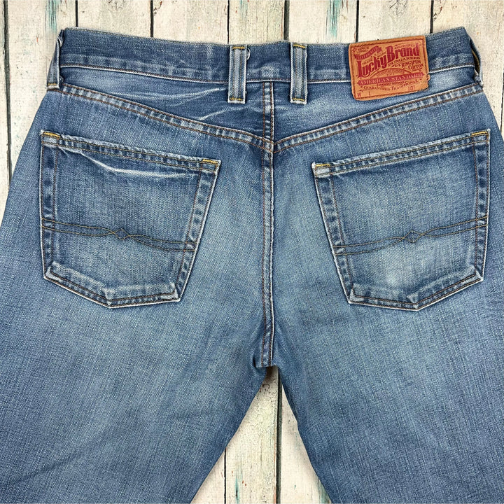 Lucky Brand ' Vintage Straight' Mens Distressed Jeans - Size 32 - Jean Pool