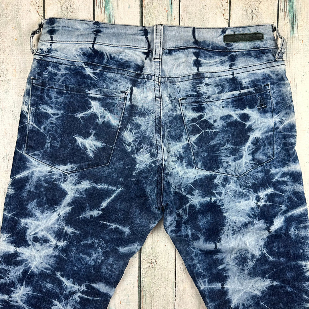 Articles of Society 'Mya Skinny' Shibori Jeans- Size 25 - Jean Pool