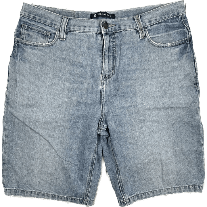 Billabong Mens Denim Shorts -Size 36 - Jean Pool