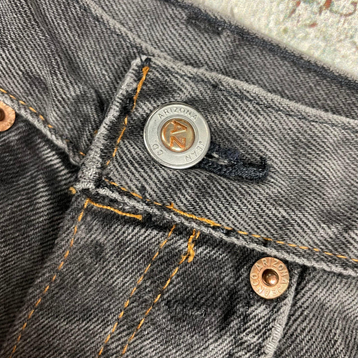 Vintage Arizona Jeans Co.Fray Hem Cut Off Denim Shorts - Size 25 - Jean Pool