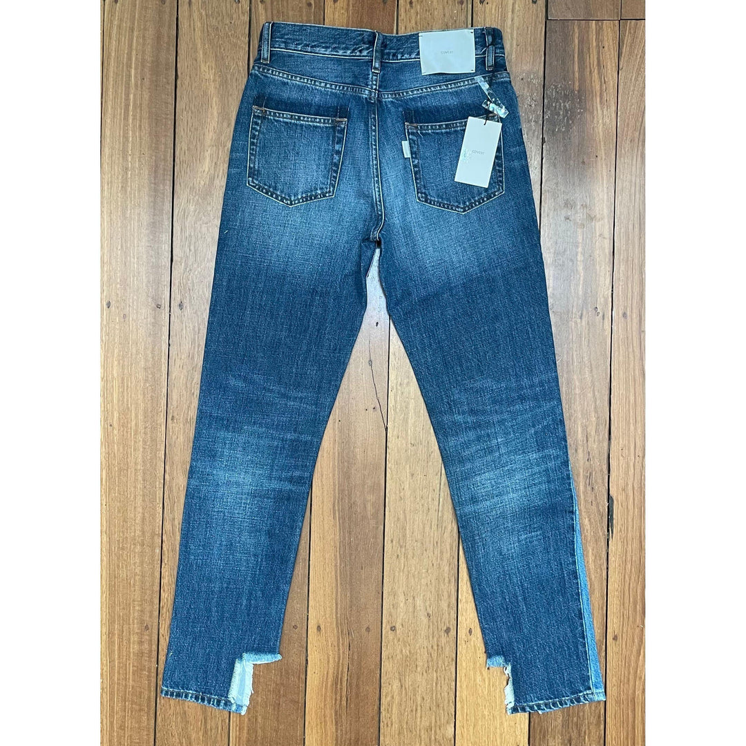 NWT -Covert Made in Italy Patched Jeans RRP $325.00 -Size 27 - Jean Pool