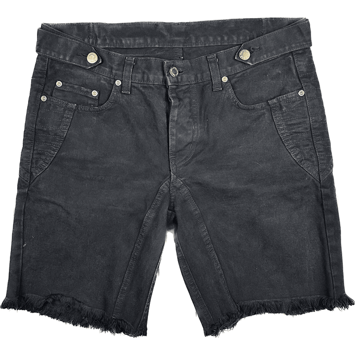 Camilla and Marc Washed Black Boyfriend Shorts -Size 30 - Jean Pool