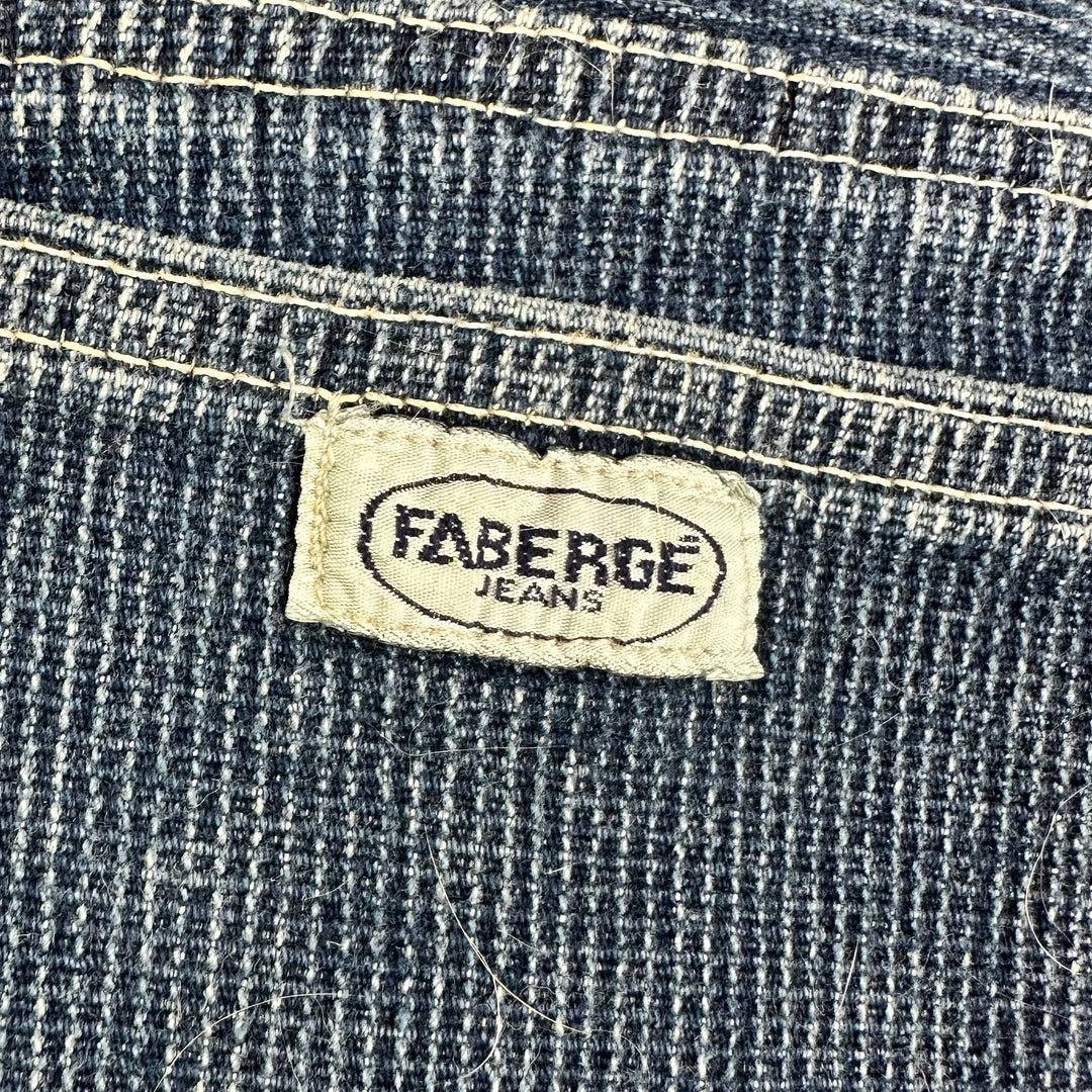 Fabergé Ribbed Stretchies 1980's Mens Jeans - Hard to find!- Suit Size 35/36 - Jean Pool