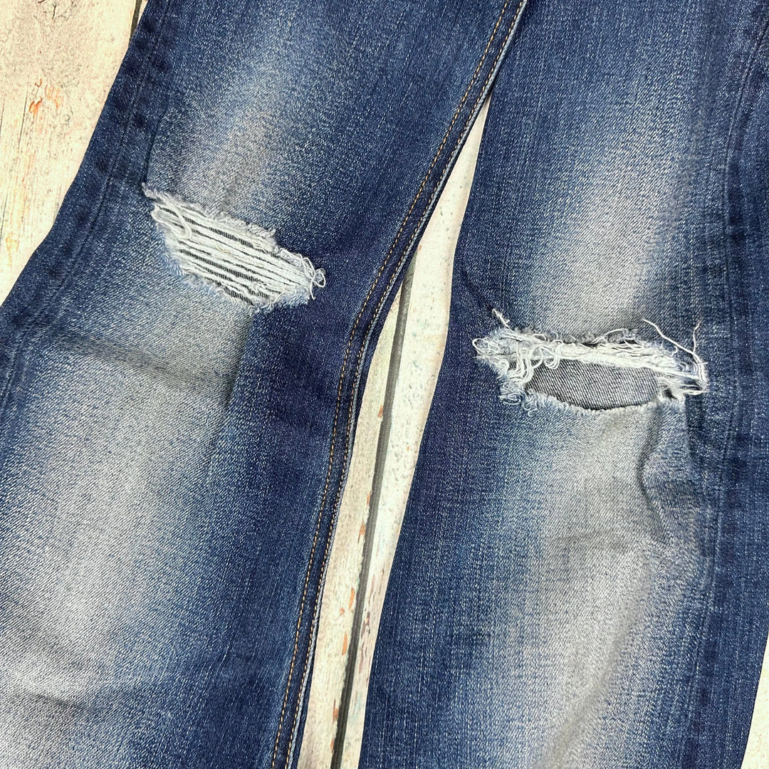 Rag & Bone 'Skinny' Busted Knee Jeans- Size 27 - Jean Pool