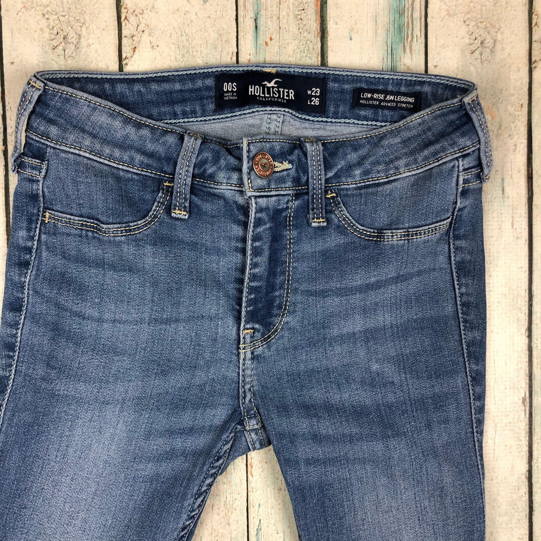 Hollister 'Low Rise Jean Jegging' Vintage Wash Jeans - Size 23/26 - Jean Pool