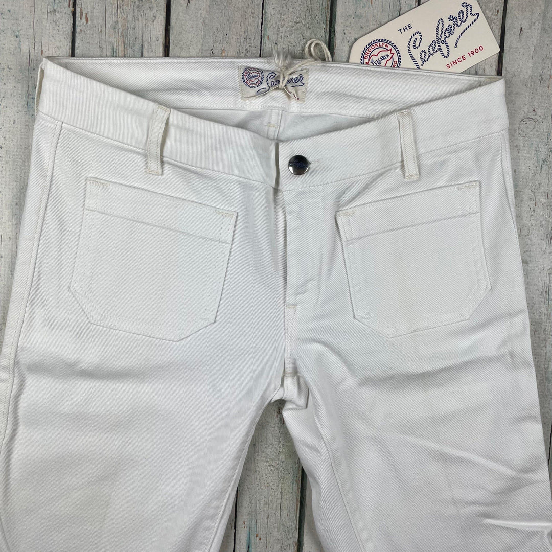 NWT- Seafarer Made in Italy 'Lord Jim' White Sailor Jeans - Size 27 - Jean Pool