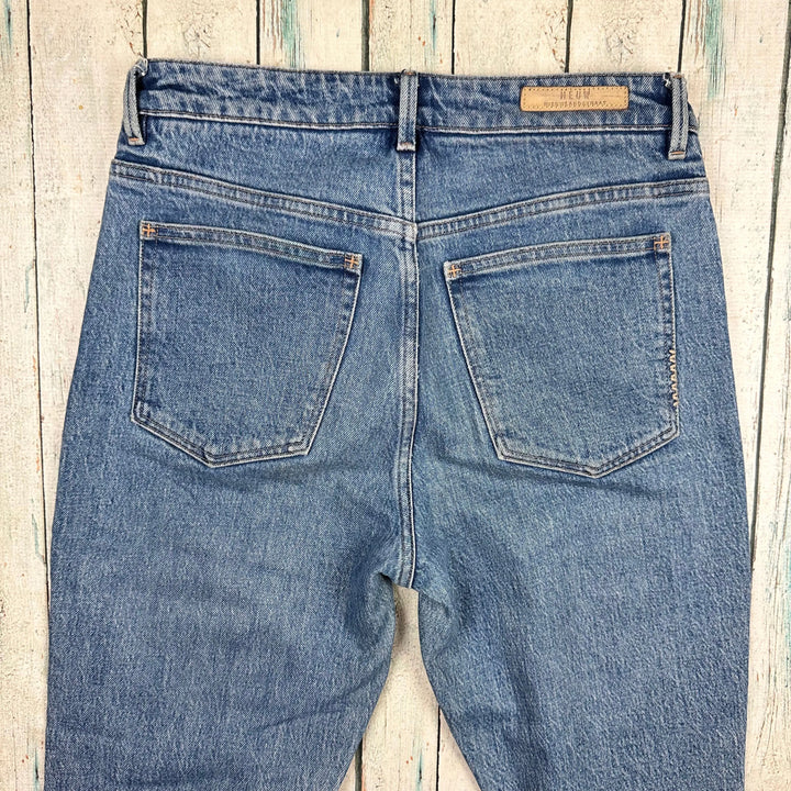 NEUW 'Marilyn Crop Kick' Zero Truman High Rise Jeans - Size 27 - Jean Pool