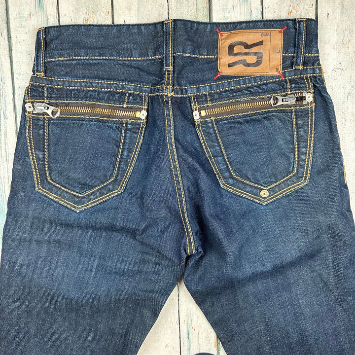 RA-RE Rag Recycle Mens Italian 'Roy' Jeans - Size 31 Short - Jean Pool