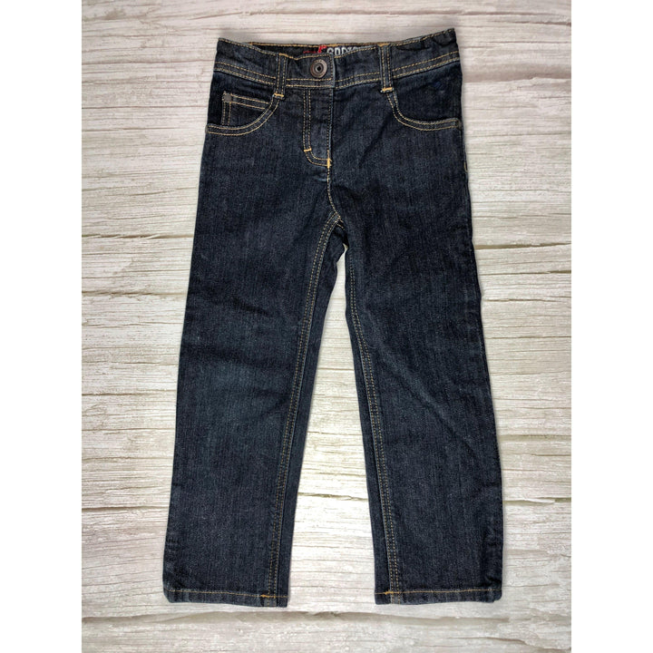 Esprit Slim Straight Kids Stretch Denim Jeans - Size 3Y-Jean Pool