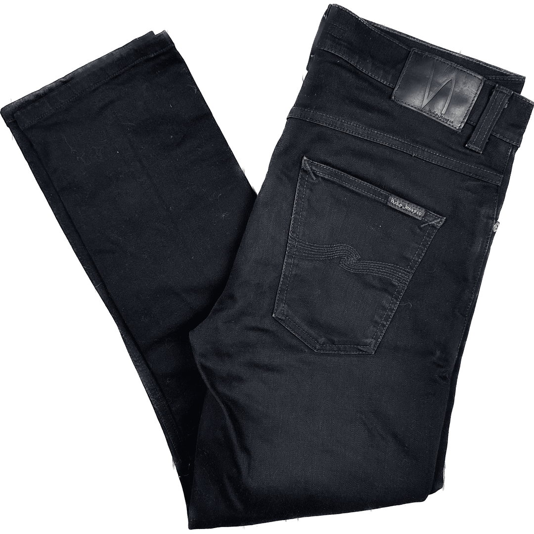 Nudie Lean Dean Cold Black Wash Jeans