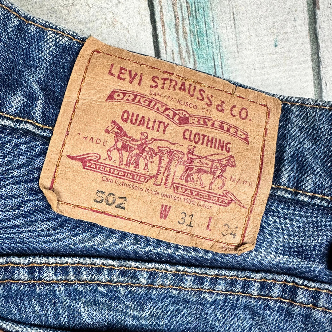Levis Vintage 90's Aussie Made 502 Mens Jeans - Size 31/34 - Jean Pool