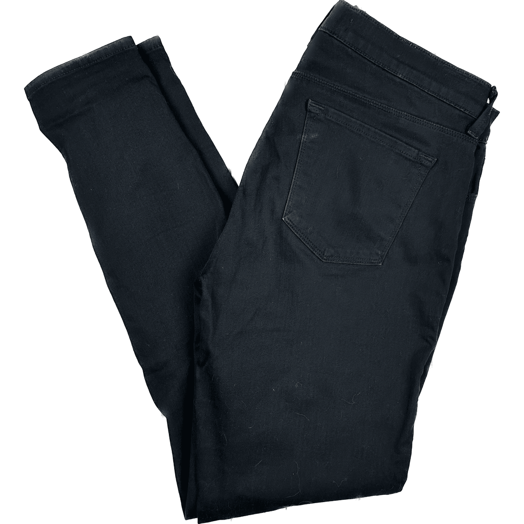 J Brand 'Super Skinny' Black Hewson Wash Jeans - Size 30 - Jean Pool