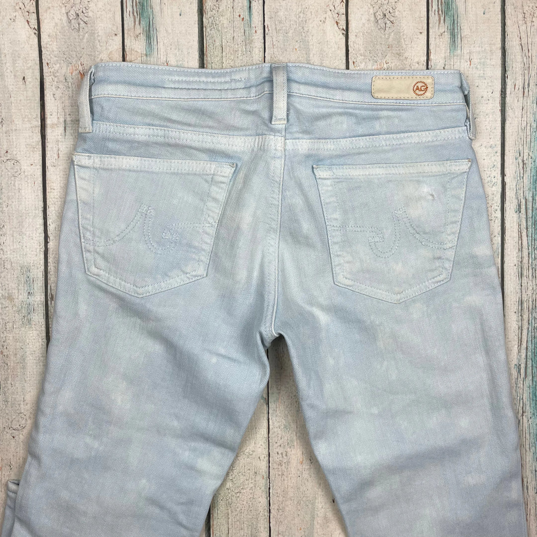 Adriano Goldschmied Pale Blue Super Skinny Jeans- Size 26R - Jean Pool