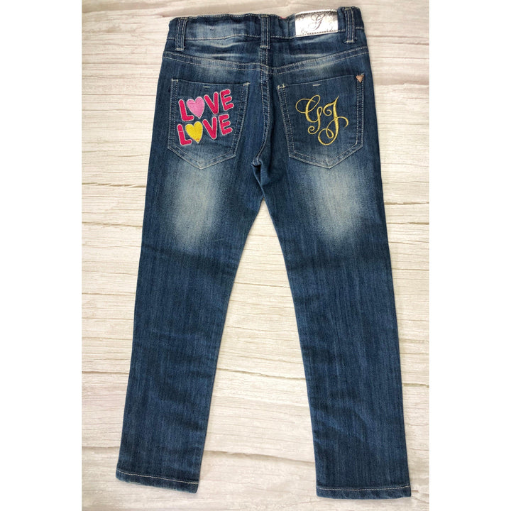 Guess Starlet Skinny Leg Girls Embroidered Jeans - Size 8-Jean Pool