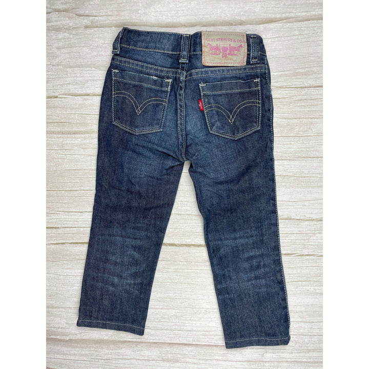 Girls Stretch Skinny Levis Jeans - Size 4 - Jean Pool