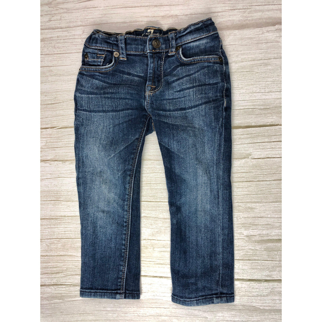 7 for all Mankind Kids 'Slimmy' Skinny Jeans Size- 2T-Jean Pool