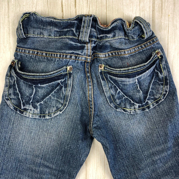 Trelise Cooper Kids Denim Frilled Hem Jeans - Size 7-Jean Pool
