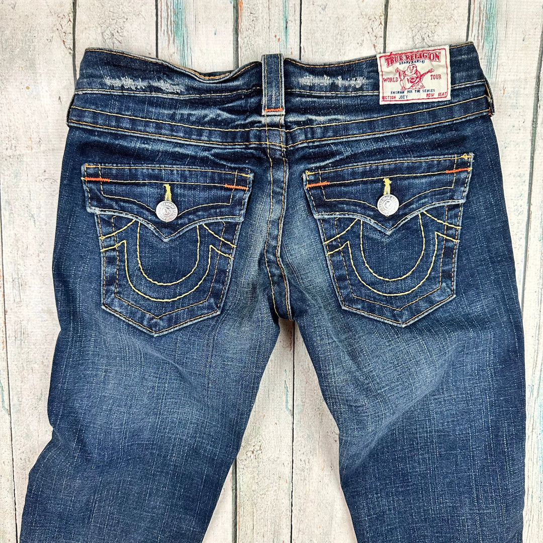 NEW- True Religion 'Joey' Low Rise Bootcut Jeans- Size 27 - Jean Pool